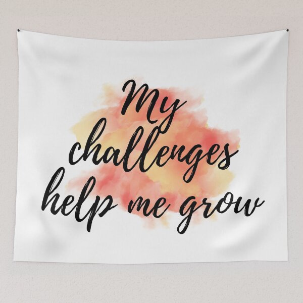 Item preview, My challenges help me grow - Positive Affirmations - For Children [ 2025 - Collection ] designed and sold by elmsstudios.