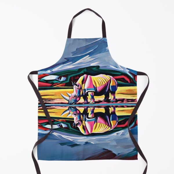 Item preview, Namibia Rhino At Waterhole designed and sold by Sizani.