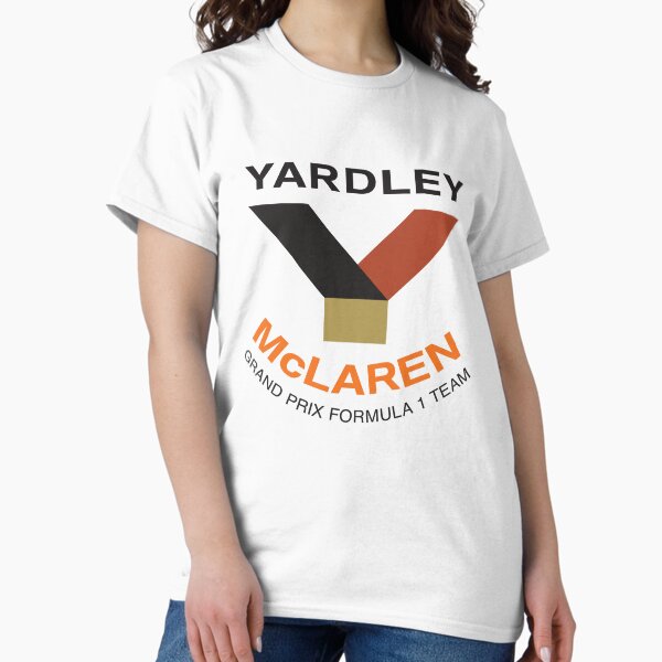 Aperçu de l'œuvre Logo F1 de l'équipe de Formule 1 Yardley McLaren 1971-74 - Peter Revson, Denny Hulme, Jody Sheckter, Mike Hailwood créée et vendue par retropetrol.
