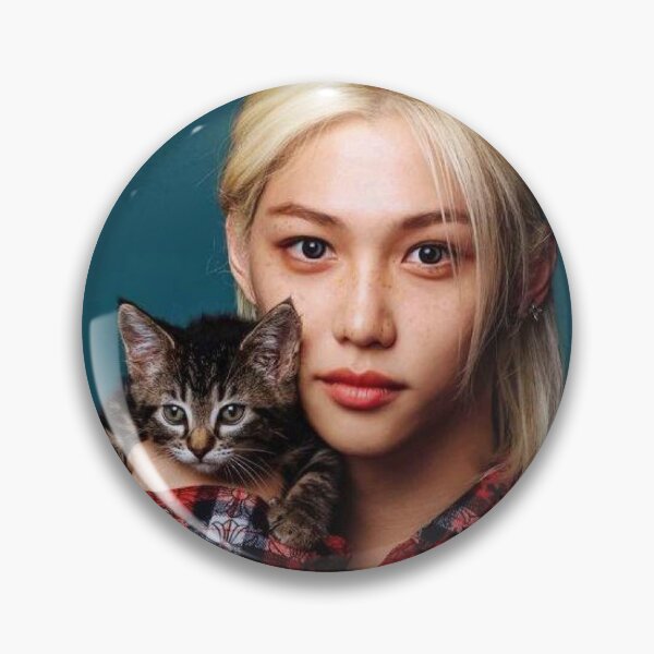 Item preview, cute kitty cat Stray Kids Lee Felix sunshine yongbok ethereal prince photo skz kpop you make stray kids stay designed and sold by Kpop-Noona.