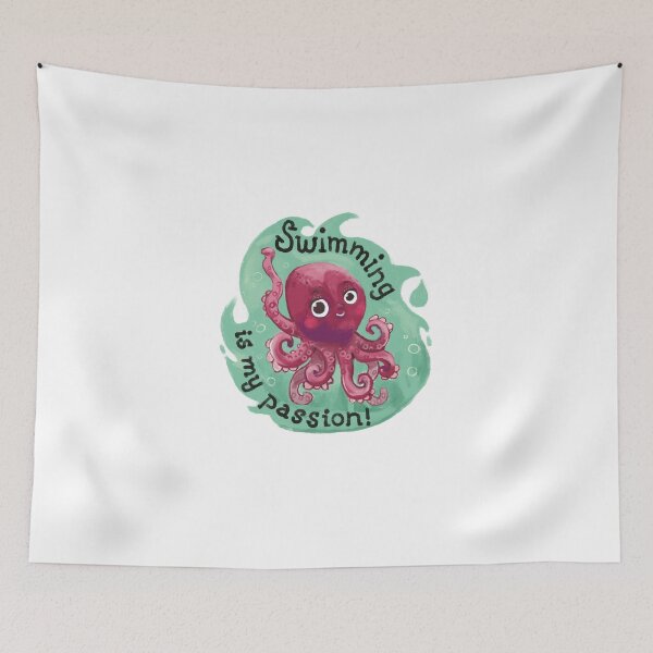 Item preview, Swimming is my passion designed and sold by Marlies Abramowski.
