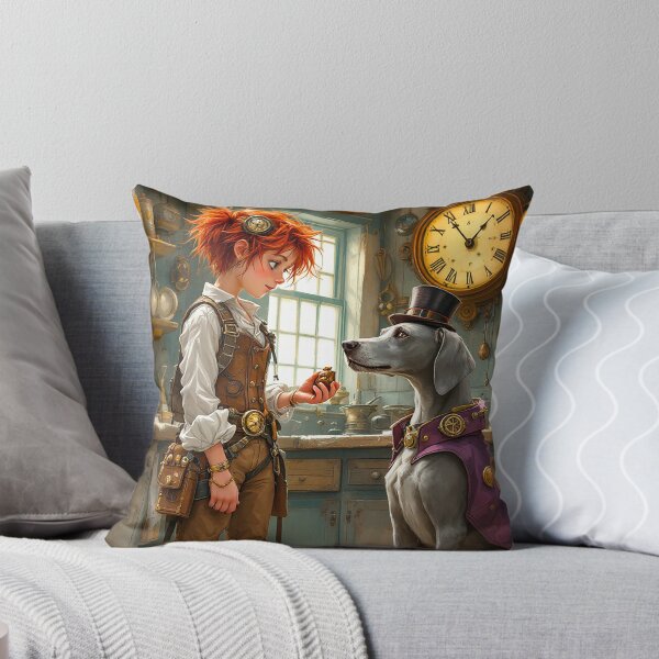 Item preview, Inka waiting for his cake: steampunk kitchen scene designed and sold by Anne-Abadie.