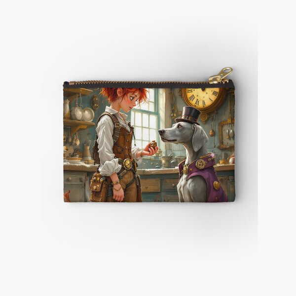 Item preview, Inka waiting for his cake: steampunk kitchen scene designed and sold by Anne-Abadie.