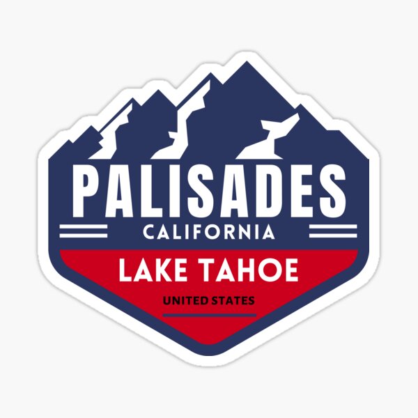 Vista previa del artículo con la obra «Palisades - Lago Tahoe - California - Estados Unidos», diseñado y vendido por GoodOldVintage.