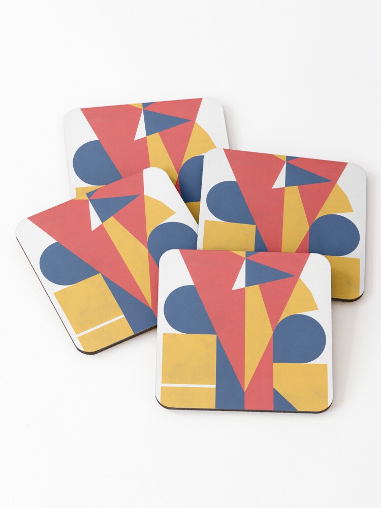 Thumbnail 1 of 5, Coasters (Set of 4), The Triangle designed and sold by Patricks-Art.