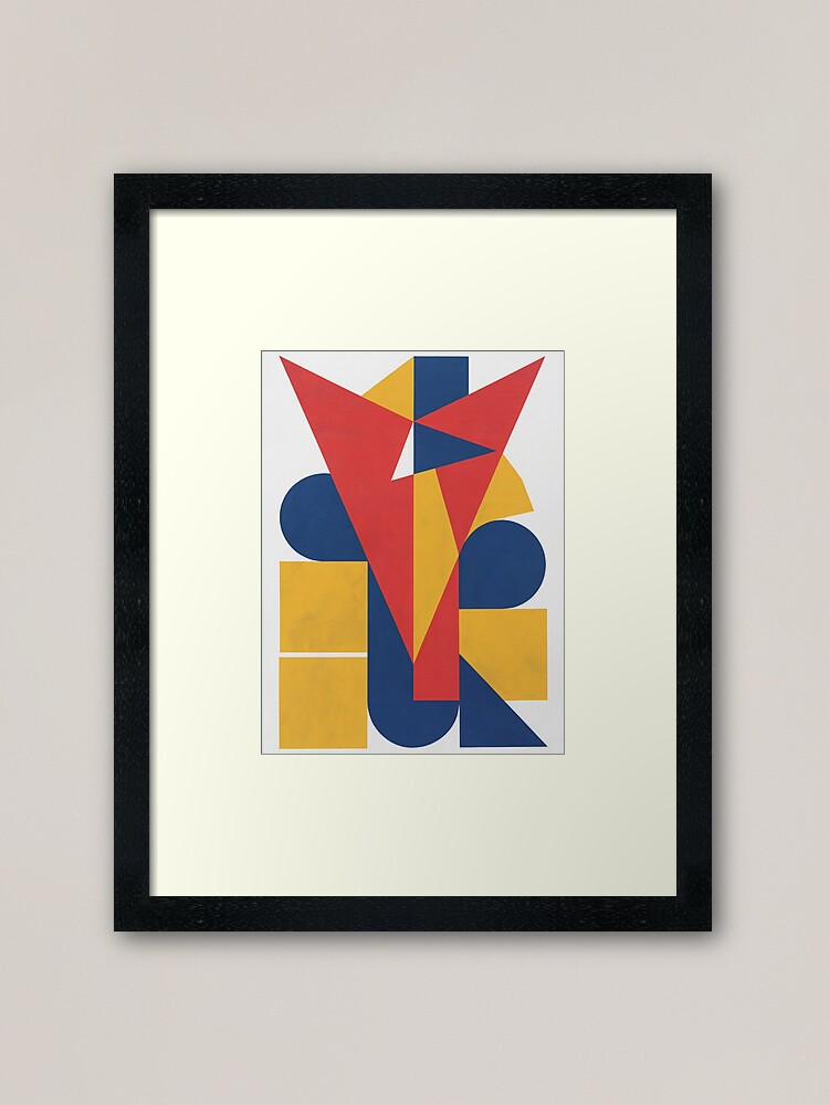 Thumbnail 1 of 7, Framed Art Print, The Triangle designed and sold by Patricks-Art.