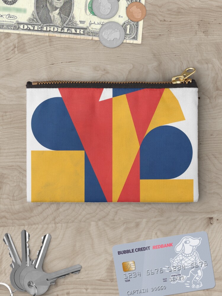 Thumbnail 3 of 4, Zipper Pouch, The Triangle designed and sold by Patricks-Art.