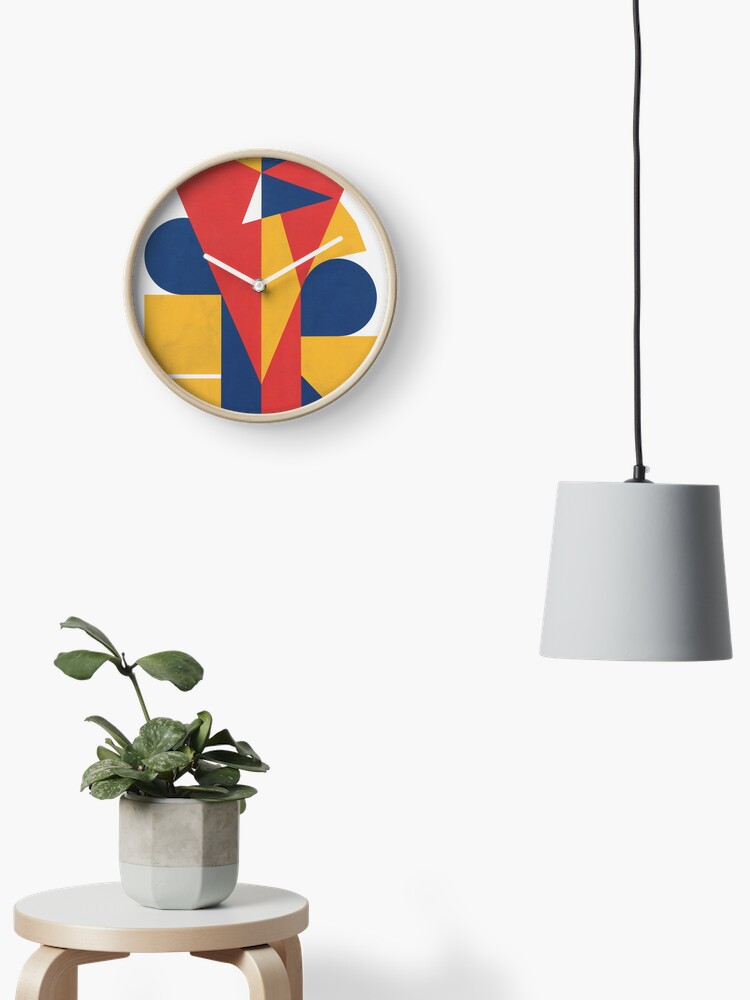 Thumbnail 2 of 4, Clock, The Triangle designed and sold by Patricks-Art.