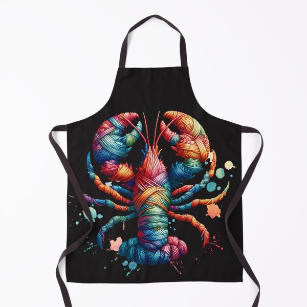 Item preview, Lobster made from yarn designed and sold by AwesomeBeyondLimits.