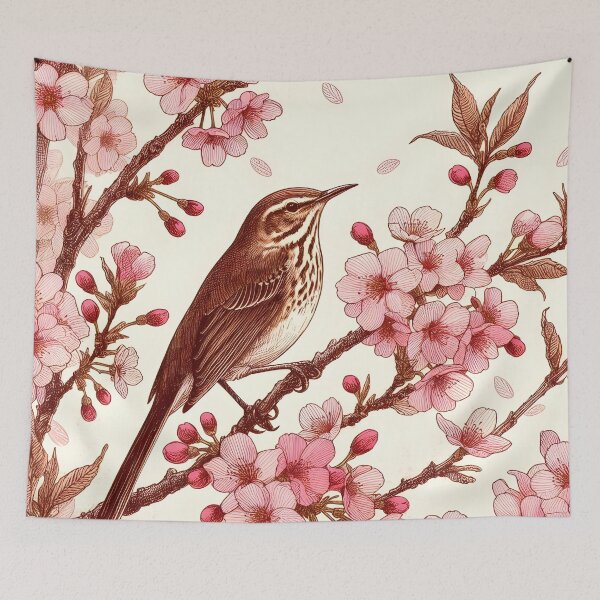 Item preview, Nightingales in Sakura Symphony designed and sold by inkNext.
