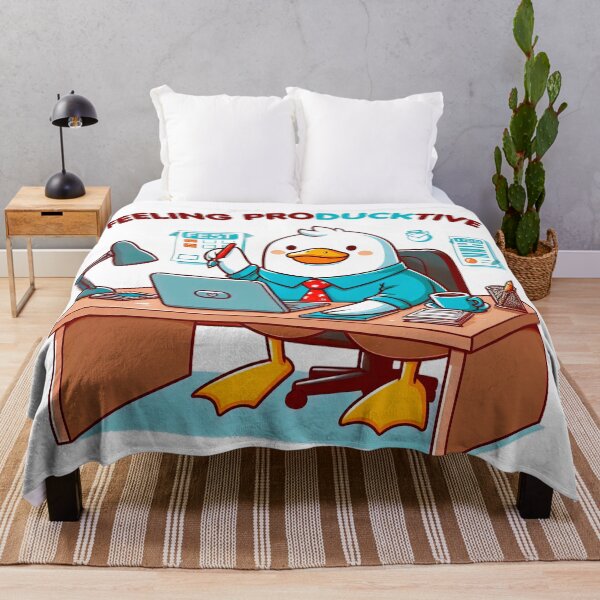 Item preview, Feeling Produktive Duck Meme designed and sold by Retr0Tshirts.