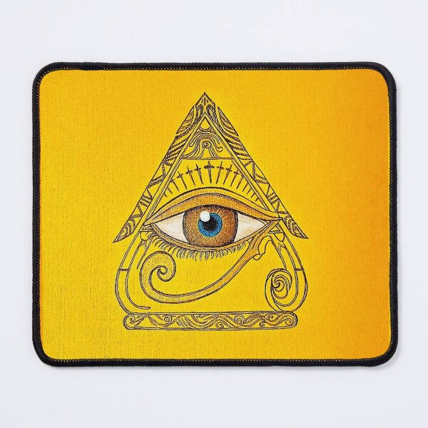 Item preview, Yellow Gold Sun Goddess Wide Eye designed and sold by JeysArtDesign.
