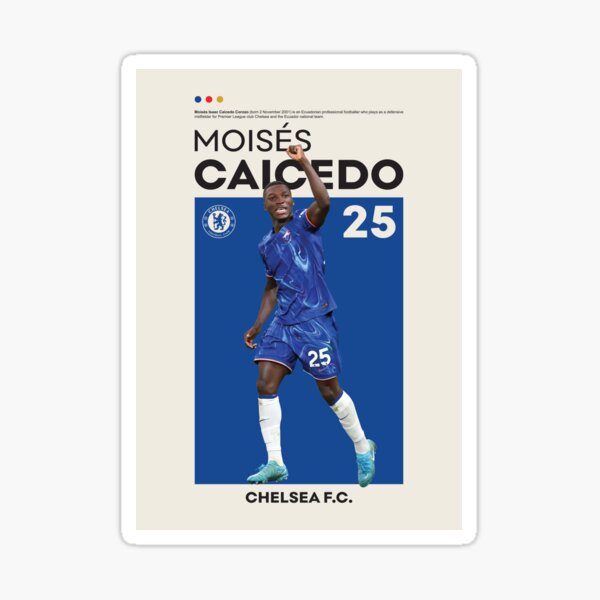 Item preview, Moises Caicedo designed and sold by MertArtDesigns.