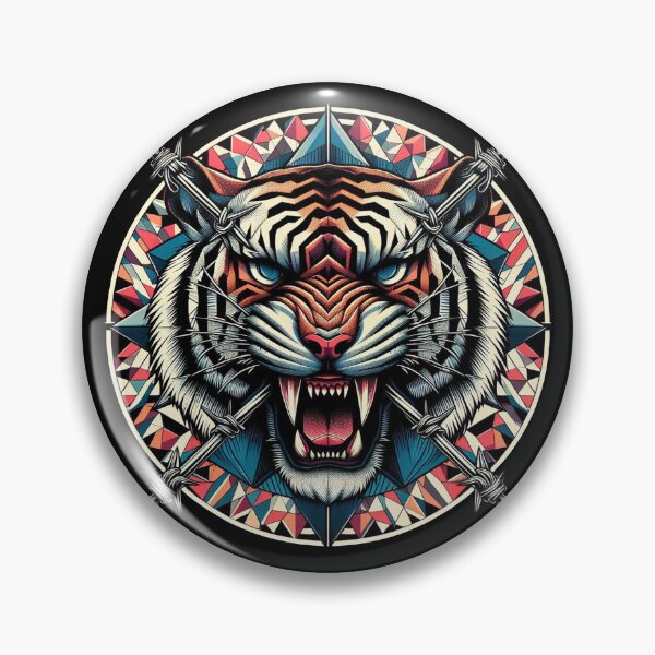 Item preview, The Tiger Geometric designed and sold by APOLLO TWENTY ONE.