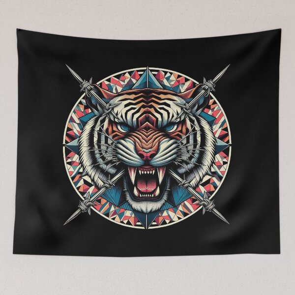 Item preview, The Tiger Geometric designed and sold by APOLLO TWENTY ONE.