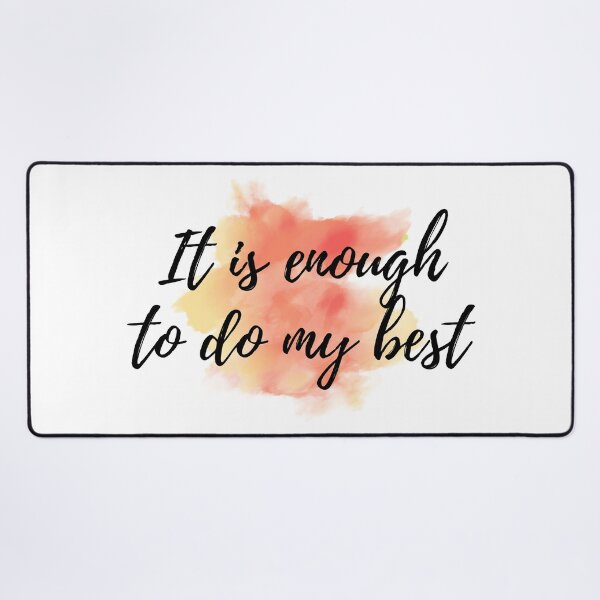 Aperçu de l'œuvre Il suffit de faire de mon mieux - Affirmations Positives - Pour Enfants [ 2025 - Collection ] créée et vendue par elmsstudios.