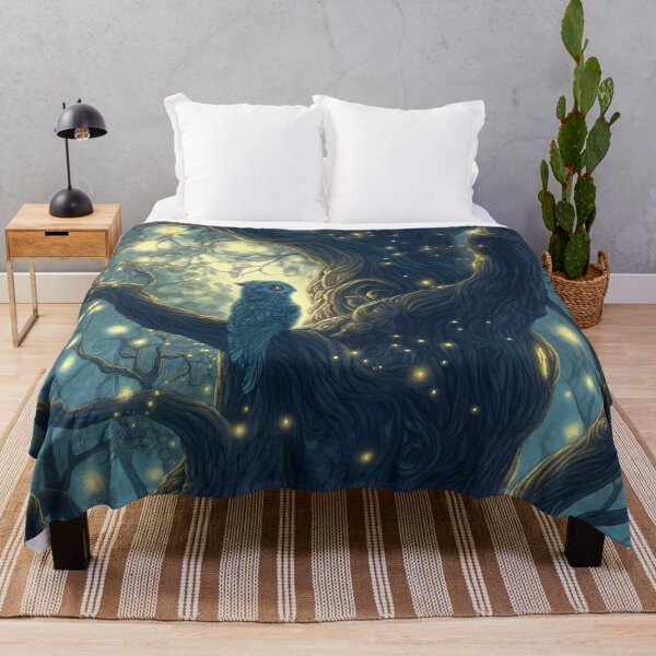Item preview, Mystical Owl in an Enchanted Forest – Glowing Night Magic designed and sold by Chroma Myst.