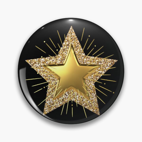Item preview, Shining gold star designed and sold by Rbnano.