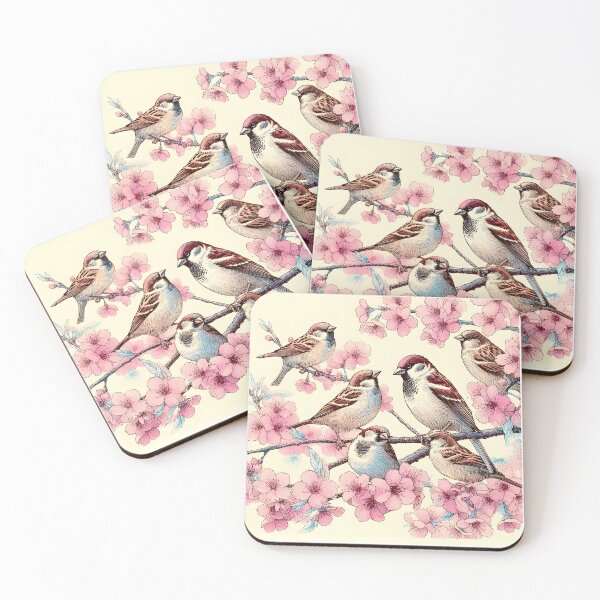 Item preview, Sparrows' Springtime Serenade designed and sold by inkNext.