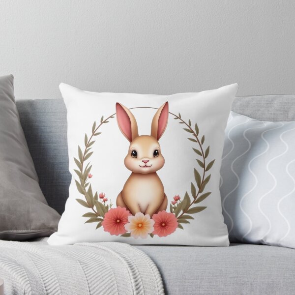 Item preview, Easter Bunny Floral designed and sold by PrintCreations9.