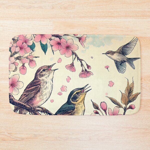 Item preview, Nightingales in Sakura Elegance designed and sold by inkNext.