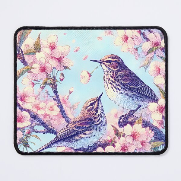 Item preview, Sakura Serenade Nightingales designed and sold by inkNext.