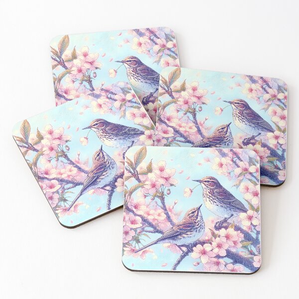 Item preview, Sakura Serenade Nightingales designed and sold by inkNext.