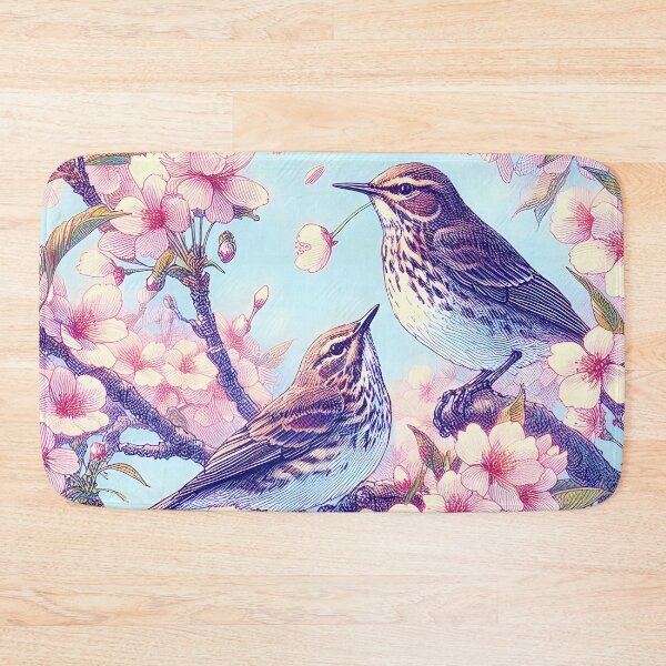 Item preview, Sakura Serenade Nightingales designed and sold by inkNext.