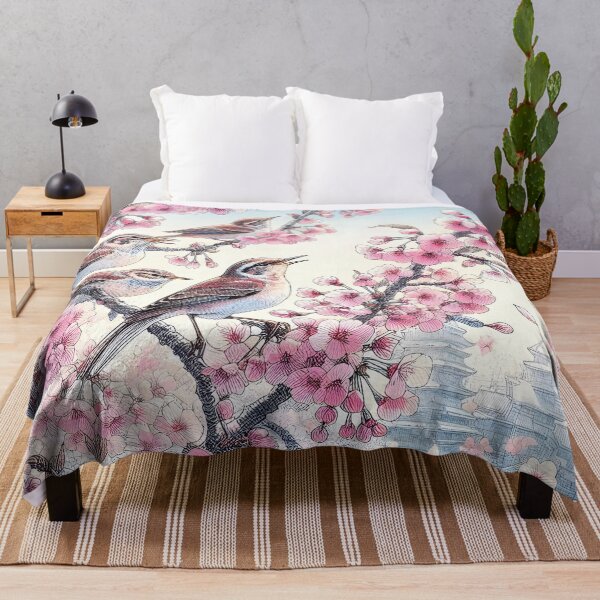 Item preview, Sakura Blossoms and Nightingales designed and sold by inkNext.