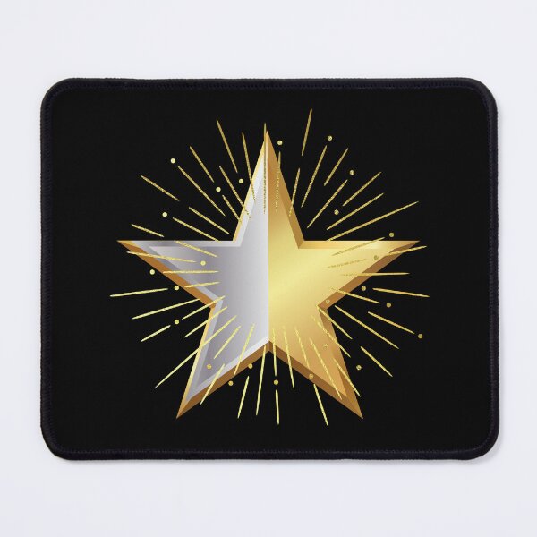 Item preview, Shining gold and silver star. designed and sold by Rbnano.
