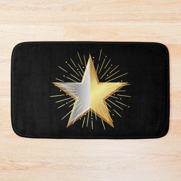 Item preview, Shining gold and silver star. designed and sold by Rbnano.