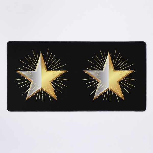 Item preview, Shining gold and silver star. designed and sold by Rbnano.