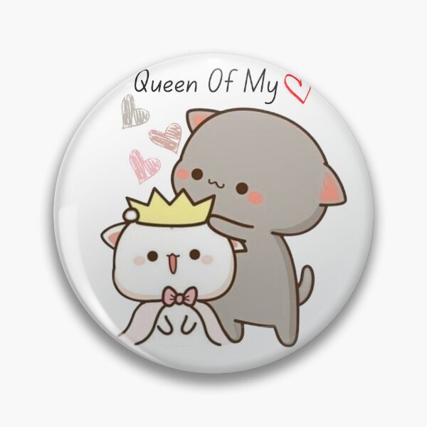 Item preview, Queen Of My Heart Sugar Mochi Milk And Peach Goma Couple 2025 designed and sold by BrightStreets.