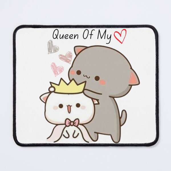 Item preview, Queen Of My Heart Sugar Mochi Milk And Peach Goma Couple 2025 designed and sold by BrightStreets.