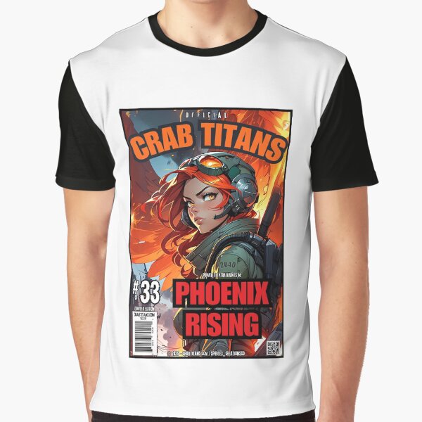 Aperçu de l'œuvre Numéro 33 de Crab Titans - PHOENIX RISING - spcreationsco22 créée et vendue par SpCreationsCo22.
