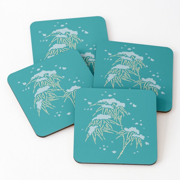 Item preview, Snow on Bamboo, Winter in Japan - Japanese seamless vintage pattern designed and sold by Japan Design Prints.