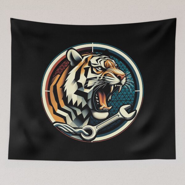 Item preview, The Tiger with wrench designed and sold by APOLLO TWENTY ONE.