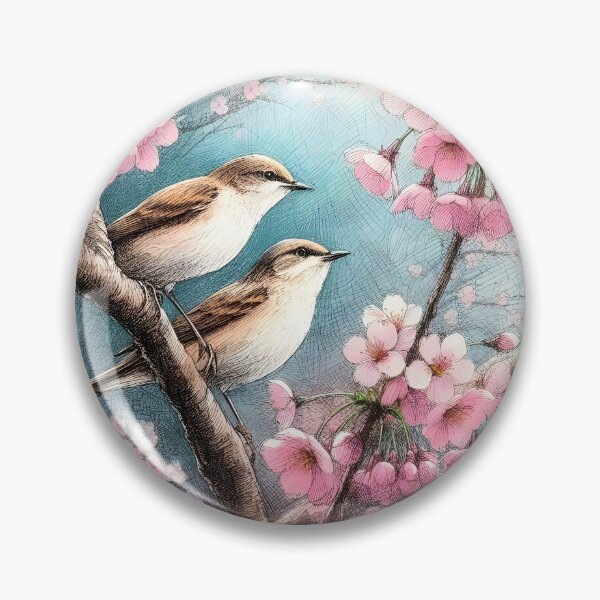 Item preview, Sakura Nightingales in Harmony designed and sold by inkNext.