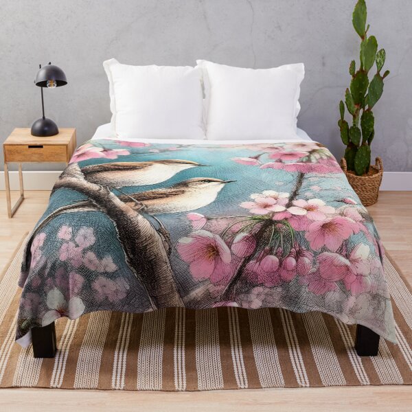 Item preview, Sakura Nightingales in Harmony designed and sold by inkNext.