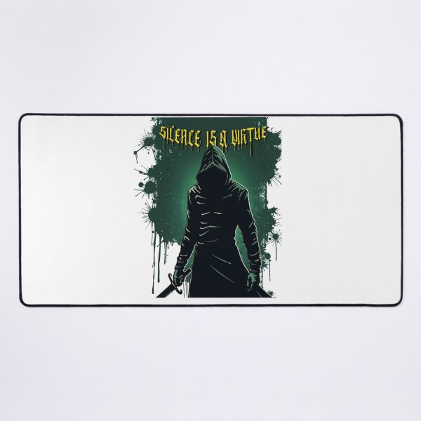 Item preview, Silent Assassin Hooded Warrior – Dark Aesthetic Ninja Artwork designed and sold by akhdesigns7.