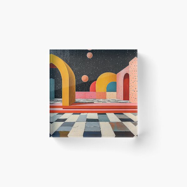 Item preview, Surrealism Architecture Design Geometry designed and sold by ArtHouseNiklas.