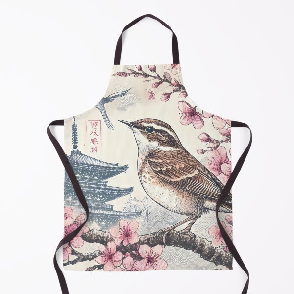 Item preview, Nightingales in Sakura Bliss designed and sold by inkNext.