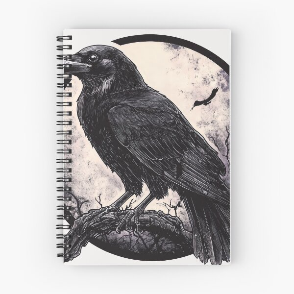 Item preview, Good Omen in Black Feathers designed and sold by SunRacer.