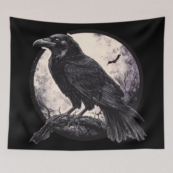 Item preview, Good Omen in Black Feathers designed and sold by SunRacer.