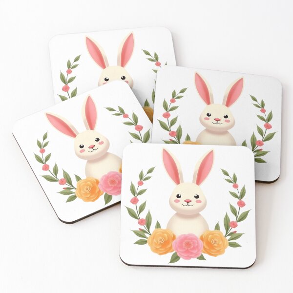 Item preview, Easter Bunny Floral designed and sold by PrintCreations9.