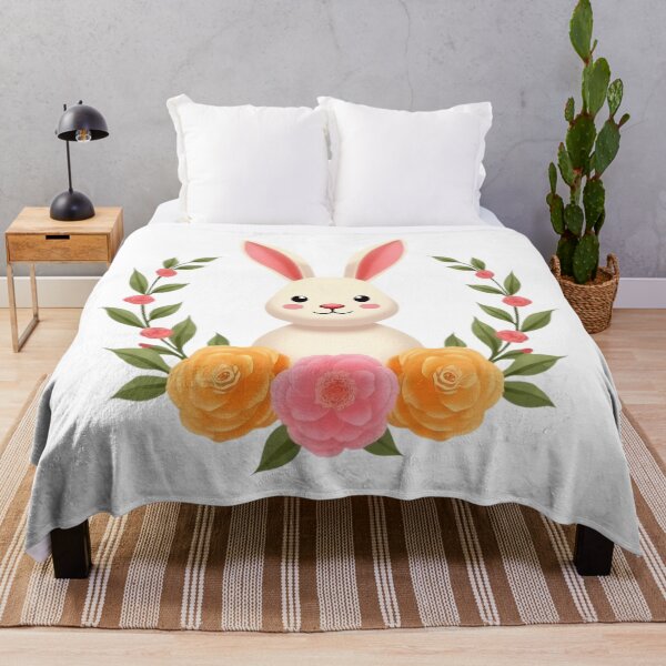 Item preview, Easter Bunny Floral designed and sold by PrintCreations9.