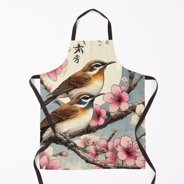 Item preview, Nightingales in Sakura Harmony designed and sold by inkNext.