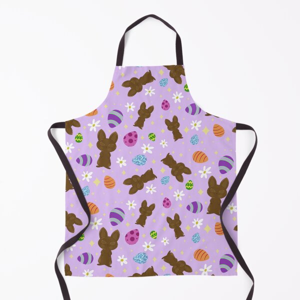 Item preview, Chocolate Easter Bunnies and Colorful Eggs Pattern  designed and sold by KiyaSketches.