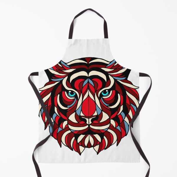 Item preview, Stained glass tiger designed and sold by SpectrumShine.