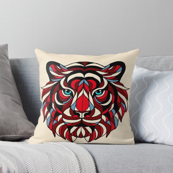 Item preview, Stained glass tiger designed and sold by SpectrumShine.